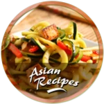 asian recipes android application logo